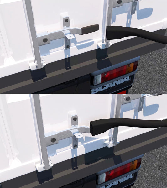 Large Mouth OPNBar Version 2 - Leverage Bar for Shipping Container Doors - no 5th Wheel Release - by OPNBar